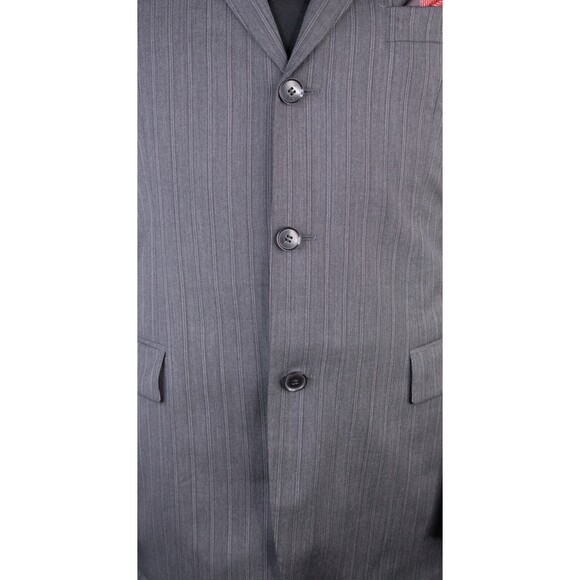 Hugo Boss ROSSELLINI Sport Coat Blazer Suit Three Button Jacket Wool Gray Sz 40R - Picture 3 of 15